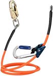 SEAAN Steel Wire Core Flipline Kit 1/2'' x 8FT Flipline for Tree Climbing Arborist Lanyard - Adjustable, Better Grab, Low Stretch, Cut Resistant