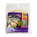 Banh Trang Edible Rice Paper Rounds - 400g, 16cm, 2 Pack | for Wrapping Vietnamese Spring Rolls, GOI Cuon, Crisp, Thin, Gluten Free