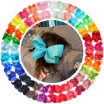 40 Pieces Hair Bows for Girls Clips Grosgrain Ribbon Boutique Hair Bow Alligator Clips For Girls Teens Toddlers Kids in Pairs