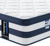 Resspry Double Mattress 4FT6, 12 Inch Memory Foam Sprung Hybrid Mattress, 9-Zone Personalized Support for All Sleepers, Medium Firm Puffy Collection, 100 Night Home Trial