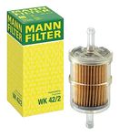 MANN-FILTER WK 42/2 Fuel Filter - CARS + TRANSPORTERS, Black