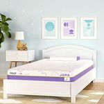 MLILY Full Mattress for Kids, 7 Inch Memory Foam Bunk Bed Mattress with Mattress Protector in a Box Made in USA CertiPUR-US Certified, Medium Firm Trundle Cooling Gel Mattress, Purple