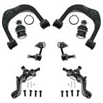 TRQ Front Control Arms Ball Joints & Sway Links Kit for Toyota Tacoma Truck