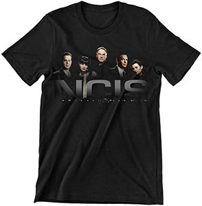 Incidiamo Tshirt Uomo NCIS - Tutti i Personaggi - Gibbs - Abby - Dinozzo - Serie TV Manica Corta Nera Taglia M