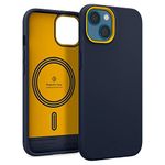 CASEOLOGY by Spigen TPU Nano Pop Mag Back Cover Case Compatible with iPhone 13 (TPU | Blueberry Navy)