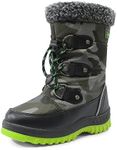 DREAM PAIRS Boys Snow Boots Slip Re