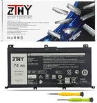 ZTHY New 357F9 Battery Replacement for Dell Inspiron 7000 Dump 15 7566 7567 7557 7559 I7559 5576 5577 INS15PD-1548B 1548R 1748B 1748R 2548R 2548B 2748R Series Gaming Laptop 0GFJ6 71JF4 11.1V 74Wh