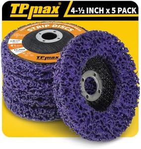 4-1/2" x 7/8" Strip Disc 5Pk Rust & Paint Removal for Angle Grinder
