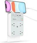 Multi Plug Outlet Extender Surge Protector, Huntkey 30W PD USB Wall Charger, 4 Outlet Splitter with 3 USB Wall Plug (1 USB C Port),1080J Power Strip Multiple Plug Adapter for Home, Travel, College Dorm Room