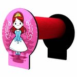 The Rosette Imprint Acrylic Hairband Organiser, Hairband Stand for Girls, Chidren, Teenagers - Princess