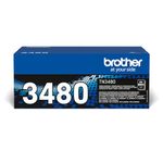 Brother TN3480 Toner Cartridge | High Yield | Black | Brother Genuine Supplies