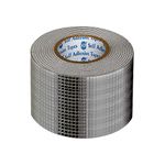 VCR Butyl Tape - 5 Meters in Length 72mm / 03" Width - 1 Roll Per Pack - Butyl Tape for Pipe and Water Leakage, Aluminium Rubberised Tape, Waterproof and Weatherproof Tape