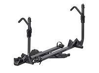 Yakima StageTwo 1.25 Inch Premium 4 Bike Tiered Adjustable Tray Hitch Bike Rack Accommodates 52 Inches Wheelbases with Remote Tilt Lever and SKS Locks