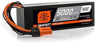 11.1V 5000mAh 3S 50C Smart Hardcase LiPo Battery: IC5