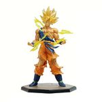 Tinion ||Dragon Ball Z - Son Goku Action Figure- Miniature Toy Figure (Doll) Special Edition for Car Dashboard, Decoration, Cake, Office Desk & Study Table (Pack of 1) (Height- 15cm)