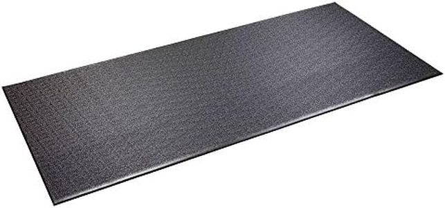 SuperMats Heavy Duty Equipment Mat 11GS Large Treadmills Ellipticals Rowing Machines Recumbent Exercise Equipment (36" x 78") Black