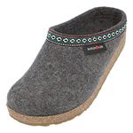 HAFLINGER Women's Gz Classic Grizzly Slippers, Grey, 7 UK