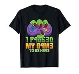 I Paused My Game To Be Here MMO RPG Roleplay Orc Hand T-Shirt