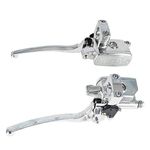 labwork 1 25mm Right and Left Set Universal Motorcycle Handlebar Hydraulic Brake and Clutch Master Cylinder