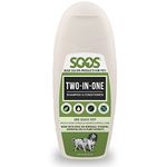 Soos Pet Dog Shampoo and Conditioner for Cats and Pets Natural Dead Sea Minerals Two-in-One Deeply Absorbing with Vitamins Essential Oils Natural Ingredients Antiba-cterial for Dogs and Cats - 1x Pack (250ml)