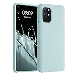 kwmobile Case Compatible with OnePlus 8T Case - TPU Silicone Phone Cover with Soft Finish - Cool Mint