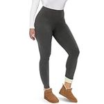 CAMPSNAIL Fleece Lined Leggings Women - High Waisted Thick Warm Soft Pants Tummy Control Thermal Casual Black Reg & Plus Size