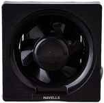 Havells Ventil Air DX 150mm Exhaust Fan | Strong Air Suction, Rust Proof Body and Dust Protection Shutters |Suitable for Bathroom, Kitchen, and Office| Warranty: 2 Years | (Pack of 1, Black)