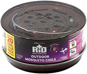 Rid Australia Mosquito Coils, 20 count, Pack of 20