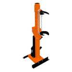 Hydraulic Coil Spring Compressor Strut Tool 3 Ton Tonne 3000KG Load Capacity 8 Height Adjustable Levels Foot Pedal Powder Coated Steel Auto Car Van Repair 2 x Large & 2 x Small Clasp Attachments