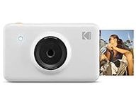 Kodak Mini Shot Wireless Instant Digital Camera & Portable Photo Printer, LCD Display, Premium Quality Full Color Prints, Compatible w/iOS & Android (White)