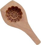 Maamoul Carved Round Wooden Mould Press, Middle Eastern Cookie & Cake Mold 2-1/2" Diameter, 1/2" Depth (Standard Version)