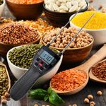 Labart GM650A Portable Grain Moisture Meter 14 Kinds of Grain for Paddy, Wheat, Corn, Barley, Rice, Sorghum, Fodder, Rapeseed, Seed Melon, Sesame, Soymeal, Soybean, Peanut, Seed Cotton