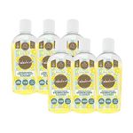 Fabulosa 4 in 1 Concentrated Antibacterial Disinfectant All Purpose Cleaner, 220ml, 6 Pack, Lemon Sherbet