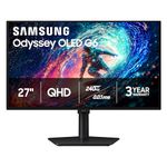 SAMSUNG 27 inch Odyssey G6 QHD OLED Gaming Monitor 240Hz 0.03ms HDR10+ Gsync Freesync DP + HDMI - (LS27HG612SNXZA) [Canada Version]