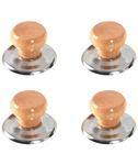 8 Pcs Knobs for Glass Lid, Pan Lid and Cookware, Heat Resistant Knob Replacement, Durable Knob, Suitable for Kitchen Cabinet and Home Upgrade