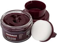 Tarrago Self Shine Shoe Polish with Applicator – Quick Shine Shoe Cream for Leather Boots and Shoes - 1.76 Fl. Oz, Bordeaux #11, 1.76 Fl. Oz.