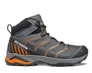 SCARPA Men's Maverick Mid GTX Waterproof Gore-Tex Lightweight Boots for Backpacking and Hiking, Iron Grey-orange, 11.5-12