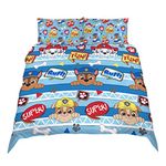 Paw Patrol Peek Boys Double Duvet Cover | Reversible Two Sided Design | Kids Bedding Set Includes Matching Pillow Cases