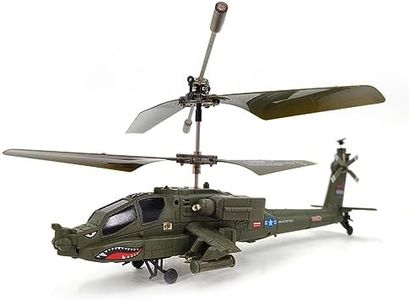 URMODELAND S109H RC Helicopter for Adults, RC Copter 2.4G 3CH Dual-Prop Gyro Stabilized RC Airplane Aircraft Model, One Key Take Off/Landing RC Flying Plane with Bright Night Navigation Lights- RTF