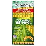 Ticonderoga Pencils, Wood-Cased, Pr