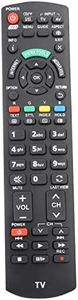 N2QAYB000747 Remote Control Compatible with Panasonic TV TH-L42ET5A TH-L47ET5A TH-L55ET5A TH-L42ET5Z TH-L47ET5Z TH-L55ET5Z TH-P50UT50A TH-P50XT50A TH-P60UT50A TH-P65UT50A Replacement