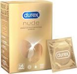 DUREX Premium - 16 Nude Condoms for Men - Ultra Thin