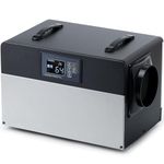 Katenpo Commercial Dehumidifier for Basement: 90L/Day Building Dryer with Drain Hose Auto Defrost 500m³/h High Airflow for Industrial Construction Sites Water Damage Restoration Warehouse Wine Cellar