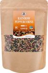 52USA Rainbow Peppercorns 12oz, Peppercorns for Grinder Refill, Whole White Peppercorns, Red Peppercorn, Black Peppercorns, Mixed Peppercorns, Rainbow Pepper Mix