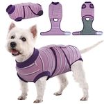 Kuoser Dog Surgery Recovery Suit for After Surgery Female,Professional Pet Recovery Shirt Dog Abdominal Wounds Bandages,Substitute E-Collar & Cone,Prevent Licking Dog Onesies Pet Surgery Recovery Suit