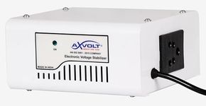 AXVOLT 500 Watt Copper Voltage stabilizer for Double Door Fridge/Refrigerator up to 450 Liter White