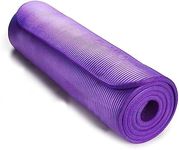 Thick Yoga Mat Pad 20MM NBR Nonslip Exercise Fitness Pilate Gym Durable (Purple)