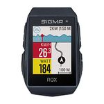 SIGMA SPORT ROX 11.1 EVO Black Sensor Set, Wireless Bike Computer with GPS & Navigation incl. Speed, Heart Rate and Cadence Sensors, Outdoor GPS Navigation with Smart Functionality