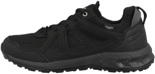 Jack Wolfskin unisex-adult Woodland 2 Texapore Low M Hiking Shoe, Black, 9.5
