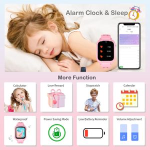 JUBUNRER 4G Kids Smart Watch with GPS, Video Call, SOS – Waterproof